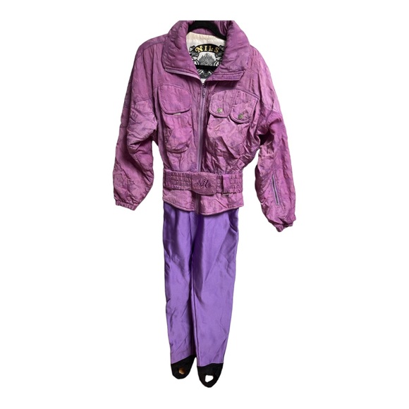Vtg NILS 80s 90s One piece Snowsuit - Picture 1 of 14